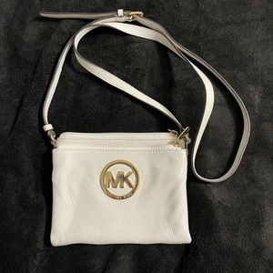 White Michael Kors Crossbody